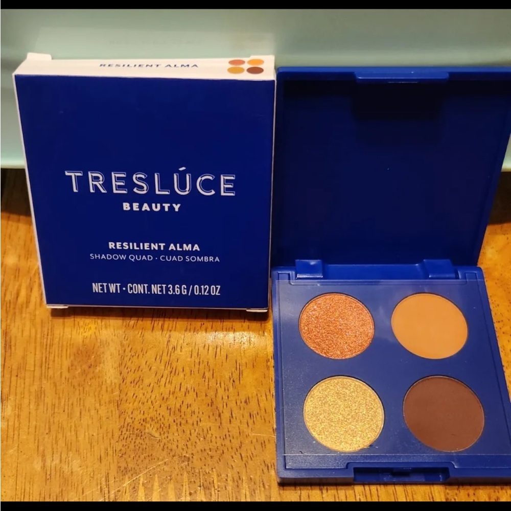 TRESLUCE Beauty Resilient Alma EyeShadow Quad Palette .12oz  NEW in box